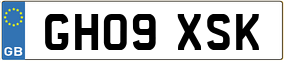 Truck License Plate